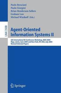 bokomslag Agent-Oriented Information Systems II