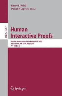 bokomslag Human Interactive Proofs