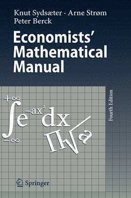 bokomslag Economists' Mathematical Manual