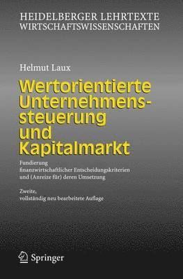 bokomslag Wertorientierte Unternehmenssteuerung und Kapitalmarkt