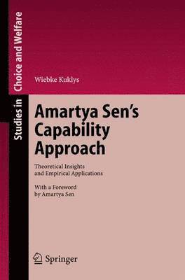 bokomslag Amartya Sen's Capability Approach