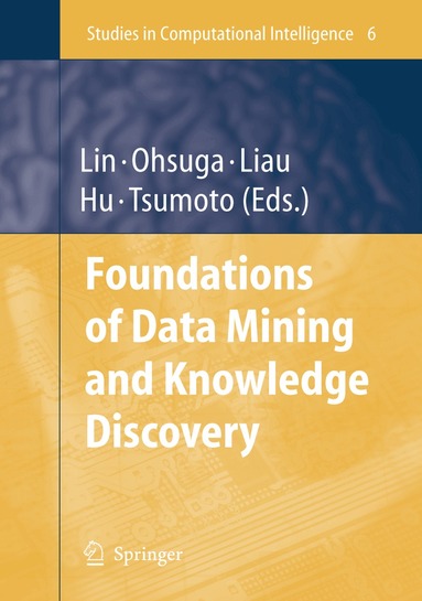 Tsau Young Lin, Setsuo Ohsuga, Churn-Jung Liau, Xiaohua Hu, Shusaku Tsumoto - Foundations of Data Mining and Knowledge Discovery, Inbunden