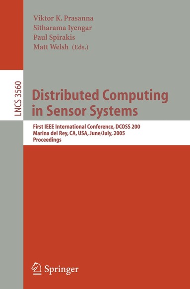 Viktor K. Prasanna, Sitharama Iyengar, Paul Spirakis, Matt Welsh - Distributed Computing in Sensor Systems, Häftad