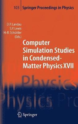 bokomslag Computer Simulation Studies in Condensed-Matter Physics XVII