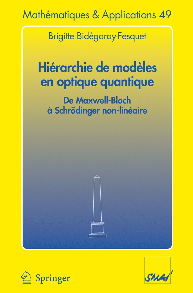 Brigitte Bidégaray-Fesquet, Brigitte Bidegaray-Fesquet - Hiérarchie de modèles en optique quantique, Häftad