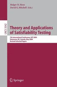 bokomslag Theory and Applications of Satisfiability Testing