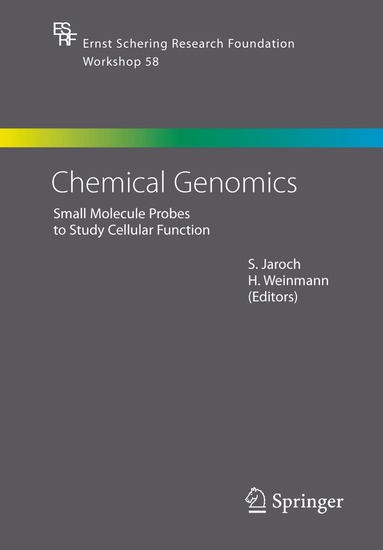 Stefan Jaroch, Hilmar Weinmann - Chemical Genomics, Inbunden