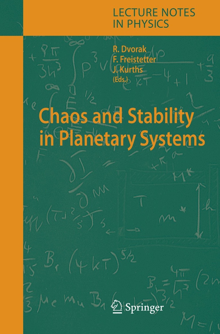 Rudolf Dvorak, F. Freistetter, Jürgen Kurths - Chaos and Stability in Planetary Systems, Inbunden