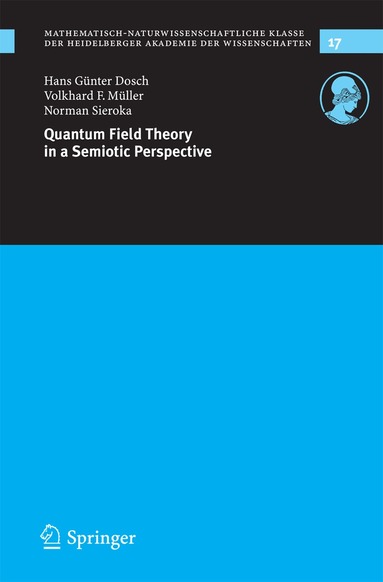 Hans Günter Dosch, Volkhard F. Müller, Norman Sieroka - Quantum Field Theory in a Semiotic Perspective, Häftad