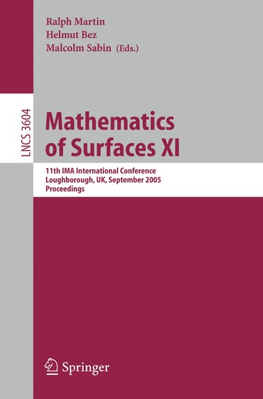 Malcolm Sabin, Ralph Martin, Helmut Bez - Mathematics of Surfaces XI, Häftad