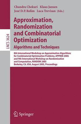 Approximation, Randomization and Combinatorial Optimization. Algorithms and Techniques 1