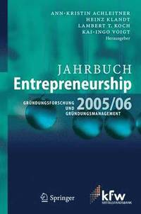 bokomslag Jahrbuch Entrepreneurship 2005/06