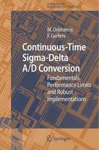 bokomslag Continuous-Time Sigma-Delta A/D Conversion