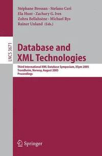 bokomslag Database and XML Technologies