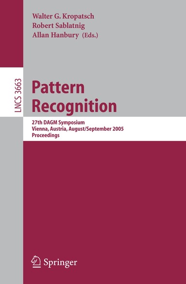Walter Kropatsch, Robert Sablatnig, Allan Hanbury - Pattern Recognition, Häftad