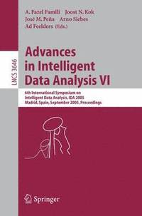 bokomslag Advances in Intelligent Data Analysis VI