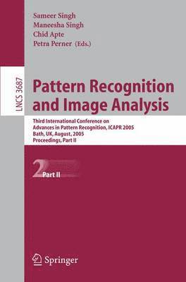 bokomslag Pattern Recognition and Image Analysis