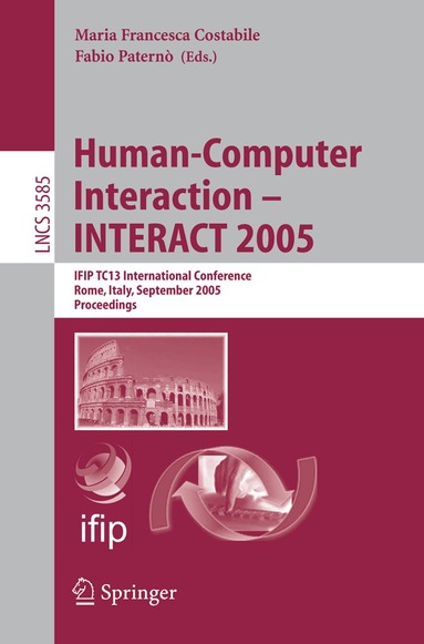 Maria Francesca Costabile, Fabio Paternò - Human-Computer Interaction – INTERACT 2005, Häftad
