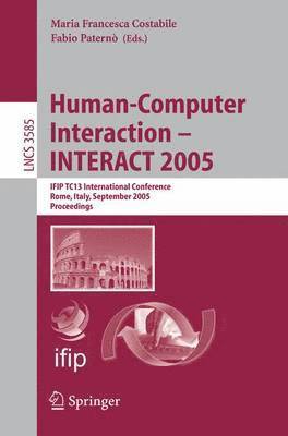 bokomslag Human-Computer Interaction - INTERACT 2005