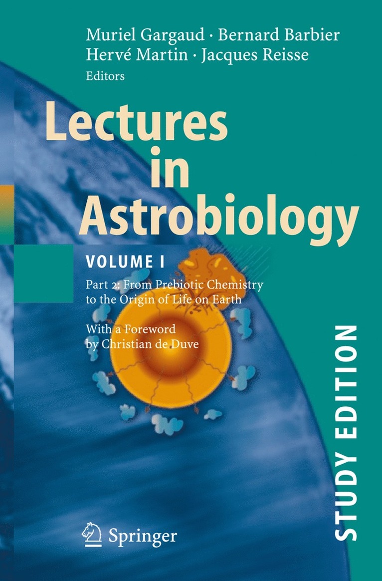 Bernard Barbier, Hervé Martin, Jacques Reisse - Lectures in Astrobiology, Häftad