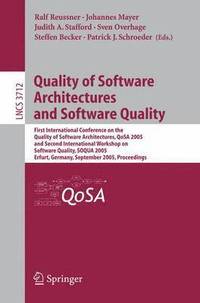 bokomslag Quality of Software Architectures and Software Quality