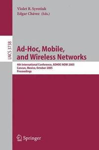 bokomslag Ad-Hoc, Mobile, and Wireless Networks