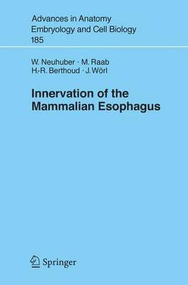 bokomslag Innervation of the Mammalian Esophagus