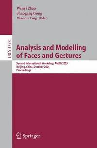 bokomslag Analysis and Modelling of Faces and Gestures