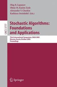 bokomslag Stochastic Algorithms: Foundations and Applications