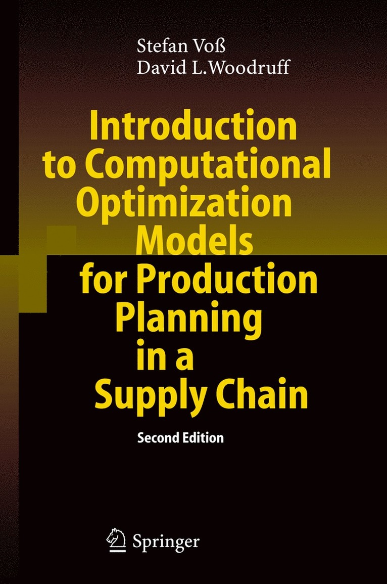 Introduction to Computational Optimization Models for Production Planning in a Supply Chain 1