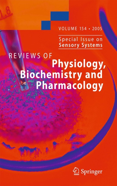 bokomslag Reviews of Physiology, Biochemistry and Pharmacology 154