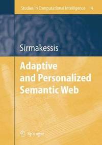 bokomslag Adaptive and Personalized Semantic Web