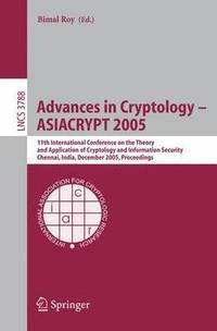 bokomslag Advances in Cryptology - ASIACRYPT 2005