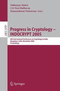 bokomslag Progress in Cryptology - INDOCRYPT 2005