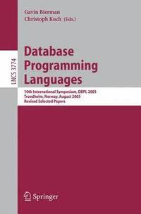 bokomslag Database Programming Languages