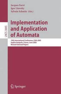 bokomslag Implementation and Application of Automata