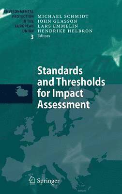 bokomslag Standards and Thresholds for Impact Assessment