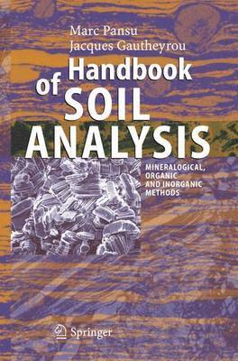 bokomslag Handbook of Soil Analysis