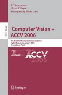 bokomslag Computer Vision - ACCV 2006