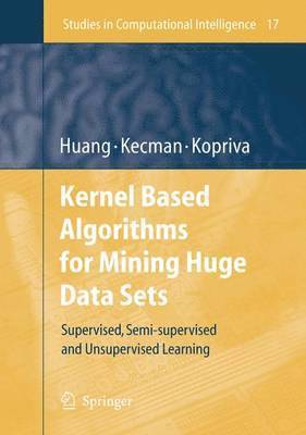 bokomslag Kernel Based Algorithms for Mining Huge Data Sets