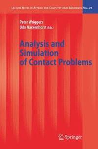 bokomslag Analysis and Simulation of Contact Problems