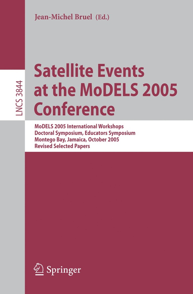 Jean-Michel Bruel - Satellite Events at the MoDELS 2005 Conference, Häftad