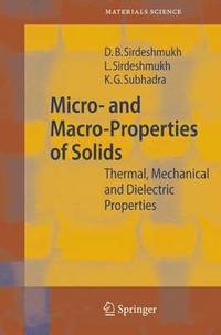 bokomslag Micro- and Macro-Properties of Solids