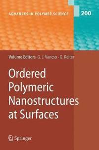 bokomslag Ordered Polymeric Nanostructures at Surfaces