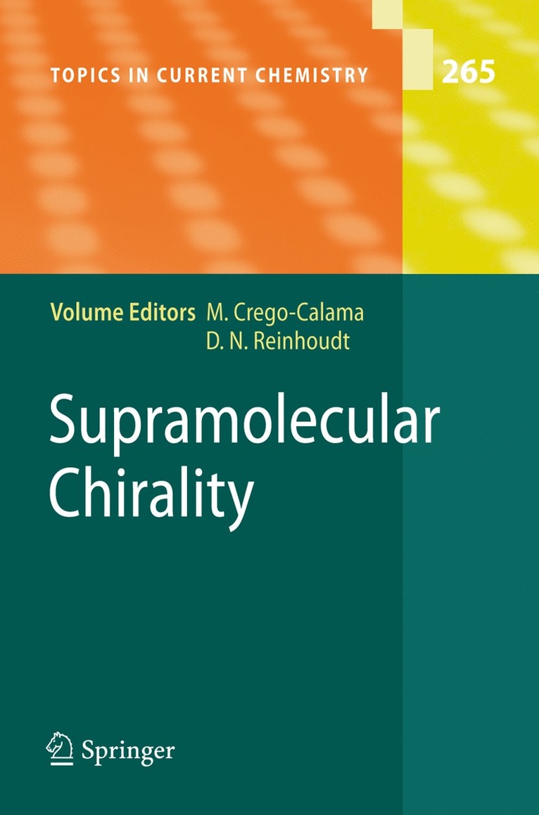 Mercedes Crego-Calama, Mercedes Crego-Calama, David N. Reinhoudt - Supramolecular Chirality, Inbunden
