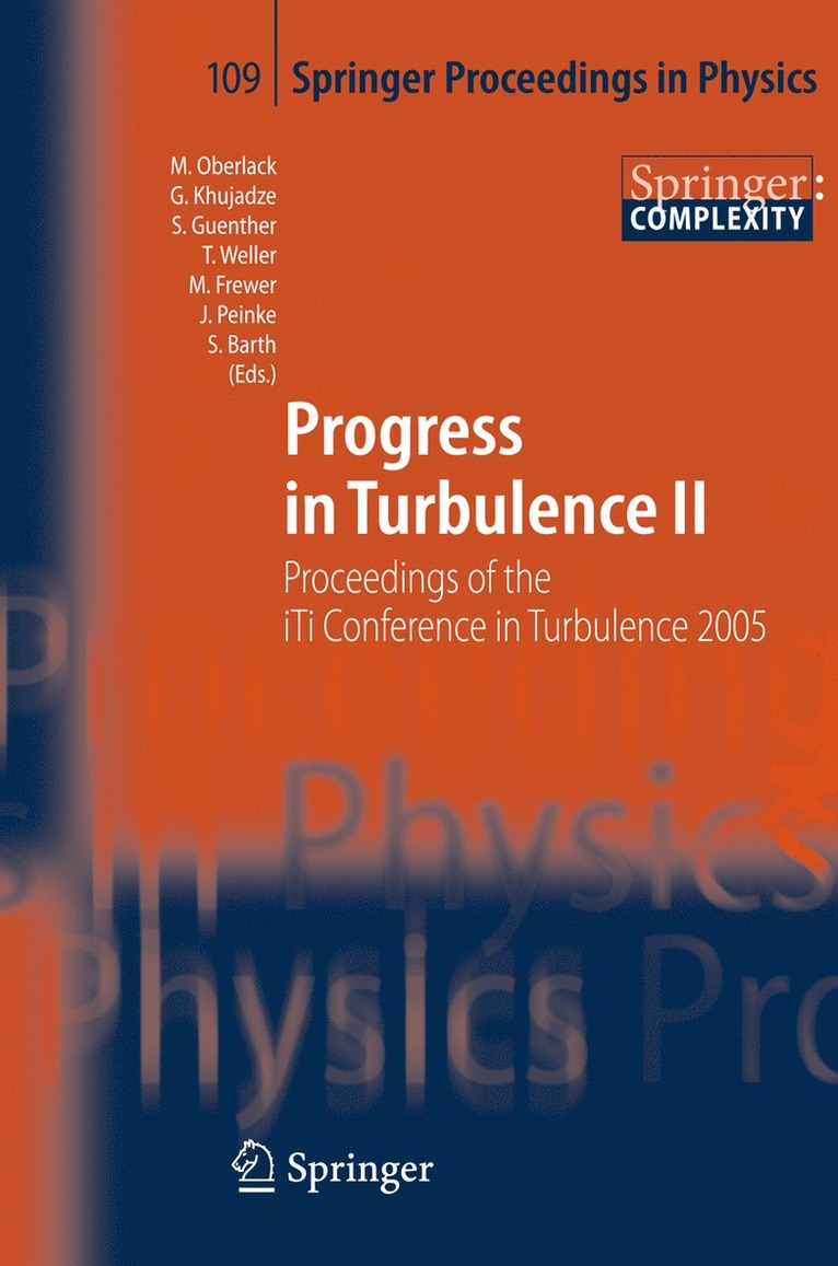 Progress in Turbulence II 1