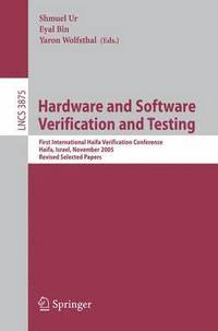 bokomslag Hardware and Software, Verification and Testing