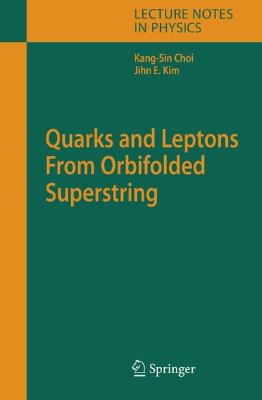 Kang-Sin Choi, Jihn E. Kim - Quarks and Leptons From Orbifolded Superstring, Inbunden