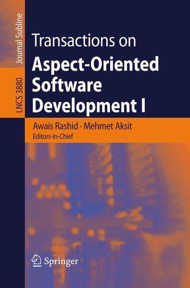 Awais Rashid, Mehmet Aksit - Transactions on Aspect-Oriented Software Development I, Häftad