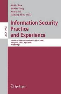 bokomslag Information Security Practice and Experience